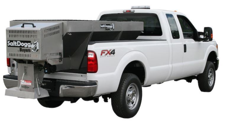 Buyers SaltDogg 1400050SS 2 Cubic Yard Gas Stainless Hopper Spreader