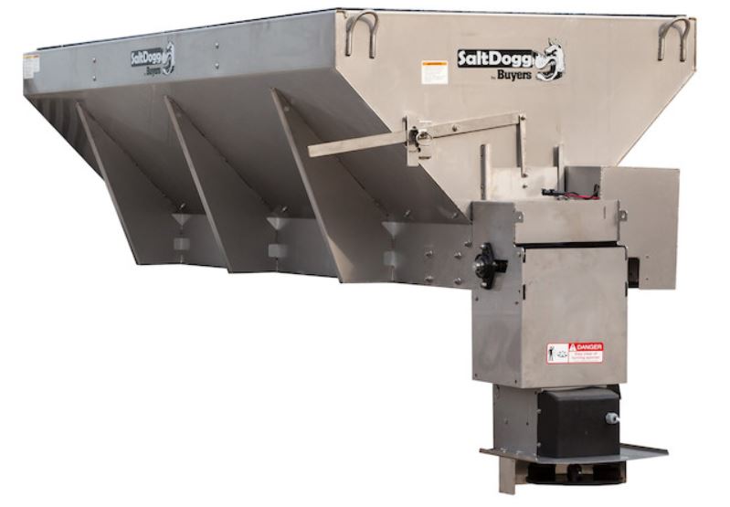 Buyers SaltDogg 1400455SSE 2.5 Cubic Yard Electric Motor Stainless Steel Mid-Size Hopper Spreader