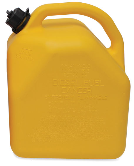 ITD7042 - 5-Gallon Plastic "Diesel" Can. (YELLOW)  