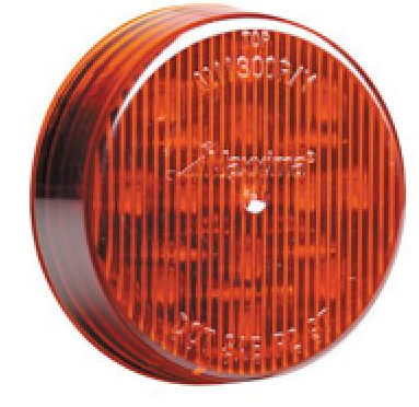M11300RCL Maxxima 2 1/2" ROUND RED CLEARANCE MARKER LIGHT
