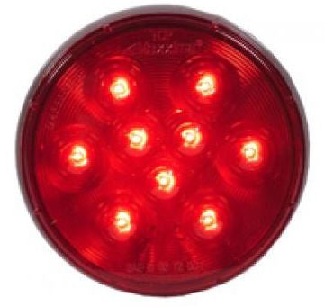 M42322R Maxxima LIGHTNING 4" ROUND RED STOP/TAIL/TURN