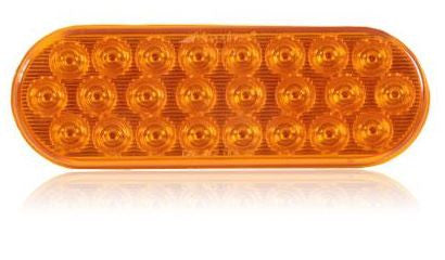 M63201Y Maxxima 6” AMBER OVAL WARNING FLASHER LIGHT